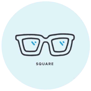 square glasses